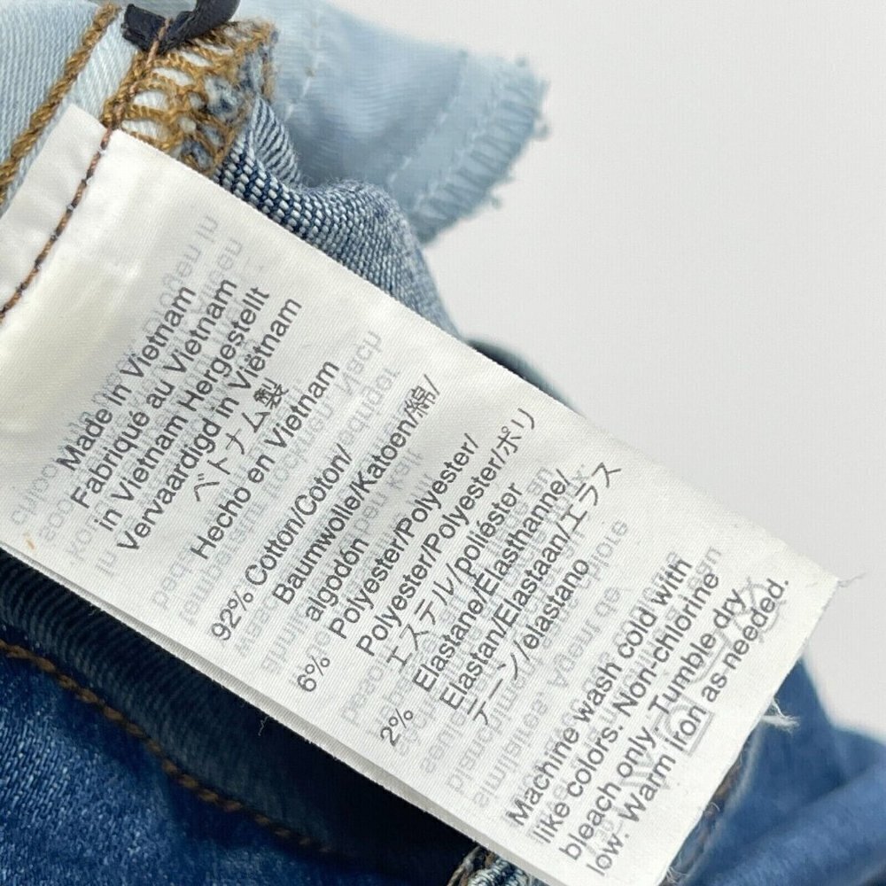 Madewell Size 25 Curvy High Rise Skinny Jeans Crop Distressed 26x25 - Picture 6 of 7
